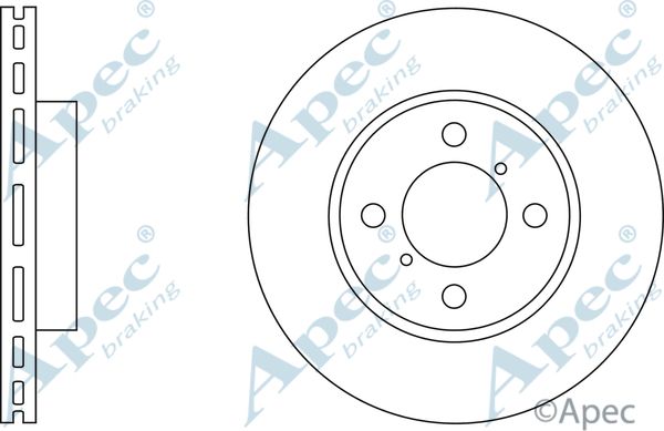 APEC BRAKING Тормозной диск DSK2546